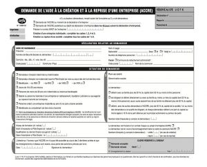 Accre Aide à la Création et à la Reprise d'Entreprise